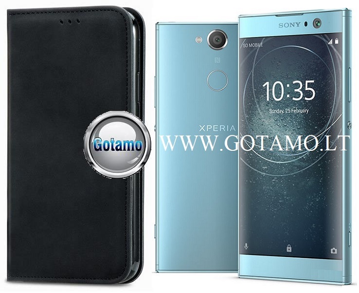 Galant magnetinis dėklas Sony Xperia XA2 juodos spalvos