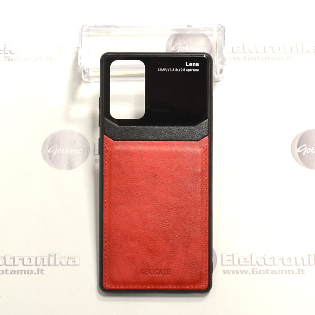 GlassBerry dėklas nugarėlė Samsung Galaxy Note 20 telefonams raudonos spalvos 2 GlassBerry dėklas Samsung Galaxy Note 20 – nuotrauka 2
