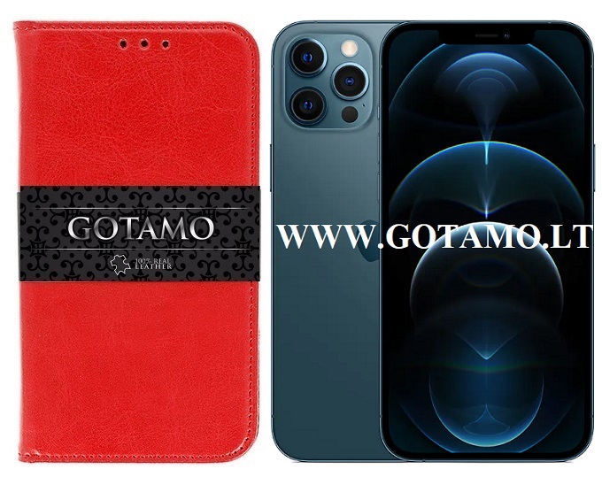 Naturalios odos deklas Apple iPhone 12 pro max raudonos