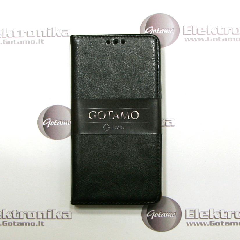 Gotamo D-gravity natūralios odos dėklas LG K11 mobiliesiems telefonams juodos spalvos 7 Gotamo D-gravity natūralios odos dėklas LG K11 vaizdas 7