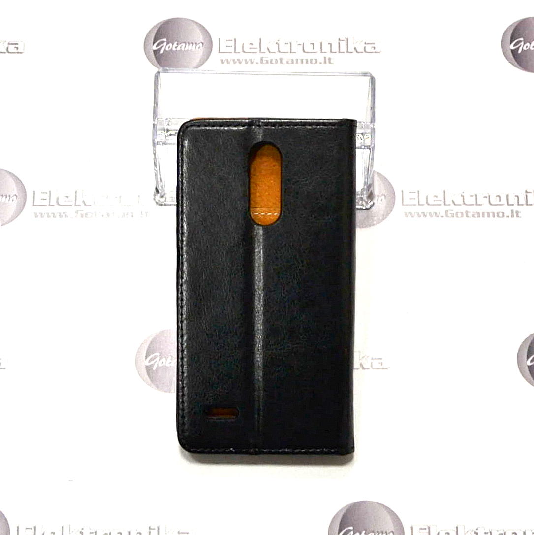 Gotamo D-gravity natūralios odos dėklas LG K11 mobiliesiems telefonams juodos spalvos 3 Gotamo D-gravity natūralios odos dėklas LG K11 vaizdas 3