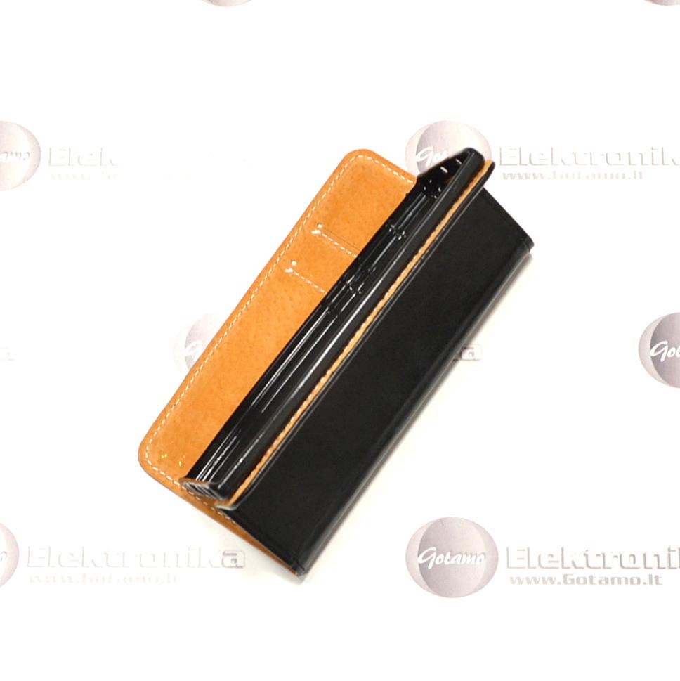 Gotamo D-gravity natūralios odos dėklas Samsung Galaxy Note 10 mobiliesiems telefonams juodos spalvos 6 Gotamo D-gravity natūralios odos dėklas Samsung Galaxy Note 10 – nuotrauka 6