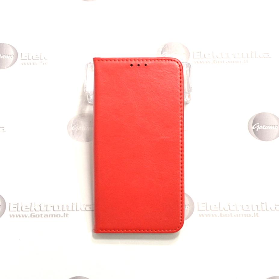Gotamo D-gravity natūralios odos dėklas Samsung Galaxy S22+ 5G mobiliesiems telefonams raudonos spalvos 2 Gotamo D-gravity natūralios odos dėklas Samsung Galaxy S22+ 5G – nuotrauka 2