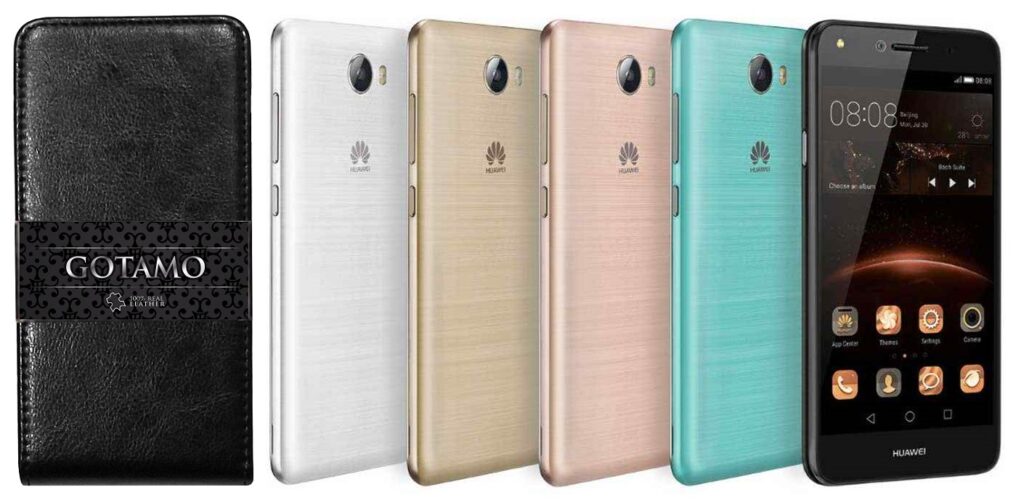 Gotamo I-gravity natūralios odos dėklas Huawei Y5II