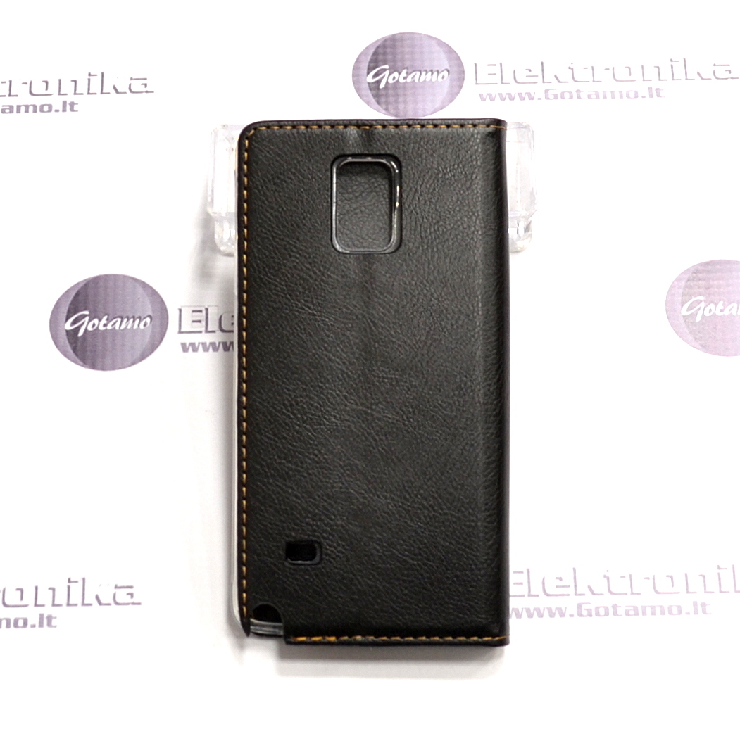 Gotamo Victorian natūralios odos dėklas Samsung Galaxy Note 4 mobiliesiems telefonams juodos spalvos 3 Gotamo Victorian natūralios odos dėklas Samsung Galaxy Note 4 – nuotrauka 3