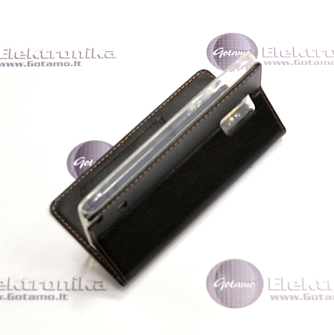 Gotamo Victorian natūralios odos dėklas Samsung Galaxy Note 4 mobiliesiems telefonams juodos spalvos 6 Gotamo Victorian natūralios odos dėklas Samsung Galaxy Note 4 – nuotrauka 6