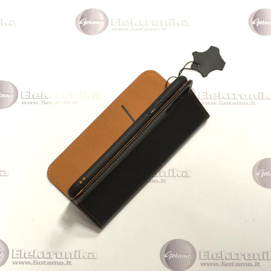 Gotamo Vintage natūralios odos dėklas Apple iPhone 11 mobiliajam telefonui juodos spalvos 6 Vintage naturalios odos deklas Apple iPhone 11 juodos 6