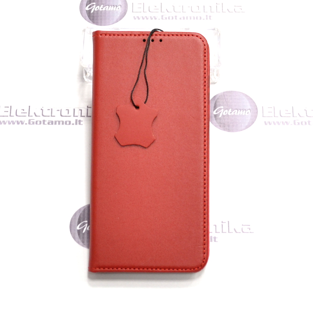 Gotamo Vintage natūralios odos dėklas Samsung Galaxy A56 telefonui bordo spalvos 2 Gotamo Vintage natūralios odos dėklas Samsung Galaxy A56 – nuotrauka 2