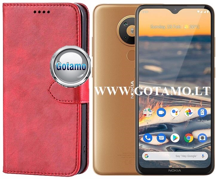 GOTHIC dėklas Nokia 5.3 raudona