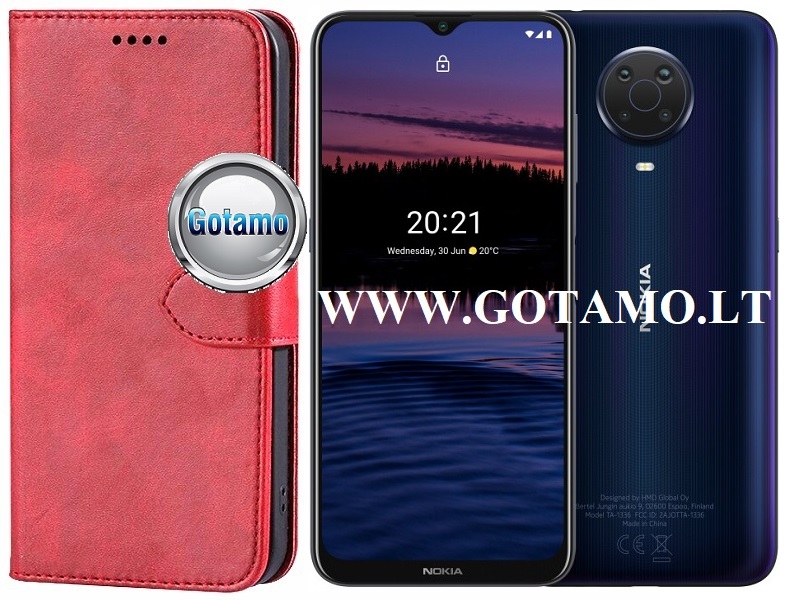 GOTHIC dėklas Nokia 6.3 raudona