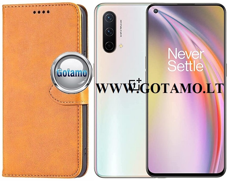 GOTHIC dėklas OnePlus Nord CE 5G šviesiai rudos spalvos