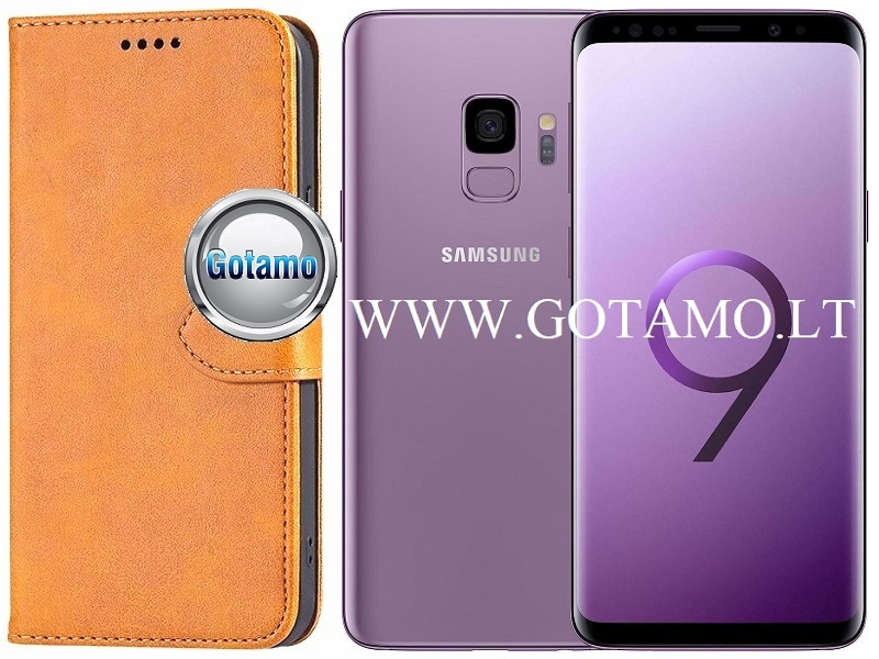 GOTHIC dėklas Samsung Galaxy S9 rudos spalvos