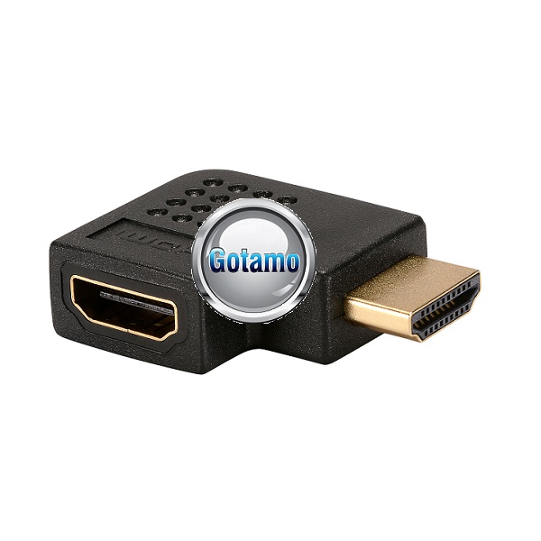 HDMI 90 laipsnių kampo jungtis plokščia dešininė