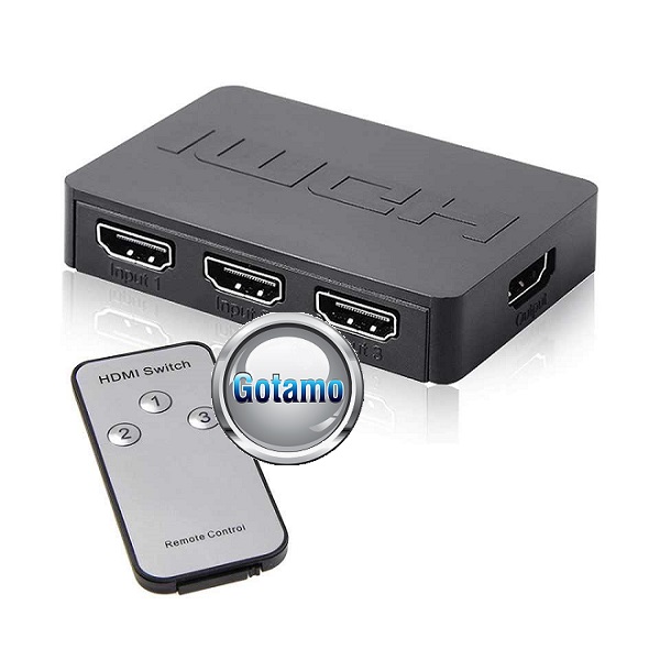 HDMI perjungiklis 3 lizdų su