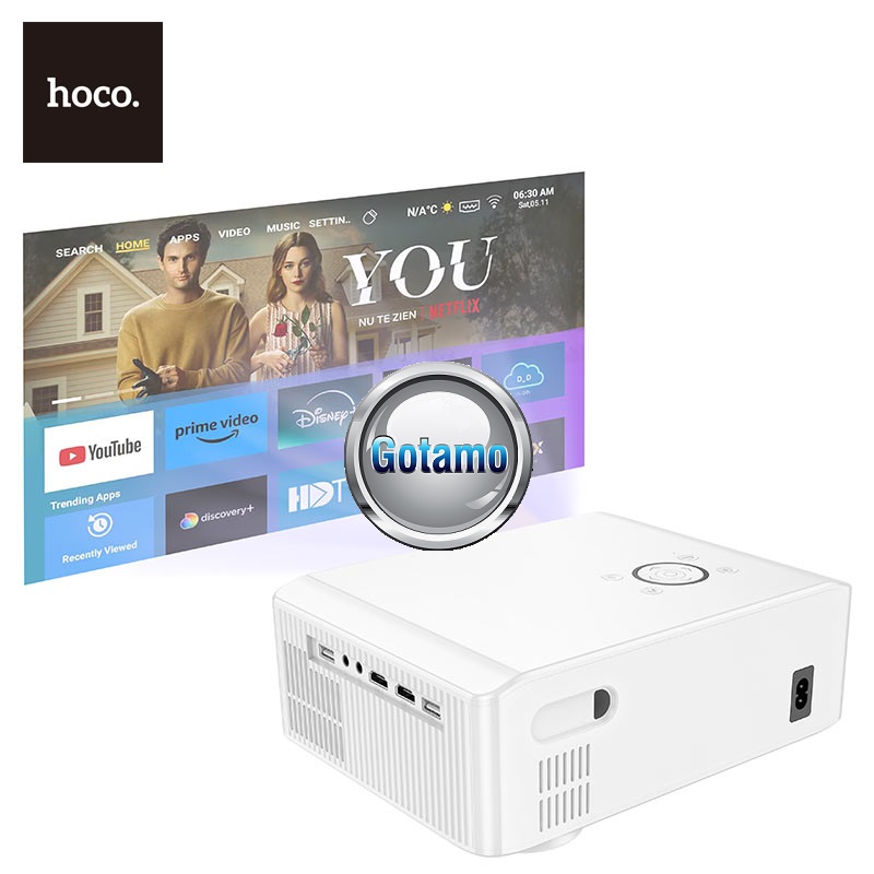 Hoco DT3 Išmanusis Full HD 1080P projektorius Android Wi-Fi 7 Hoco DT3 Išmanusis