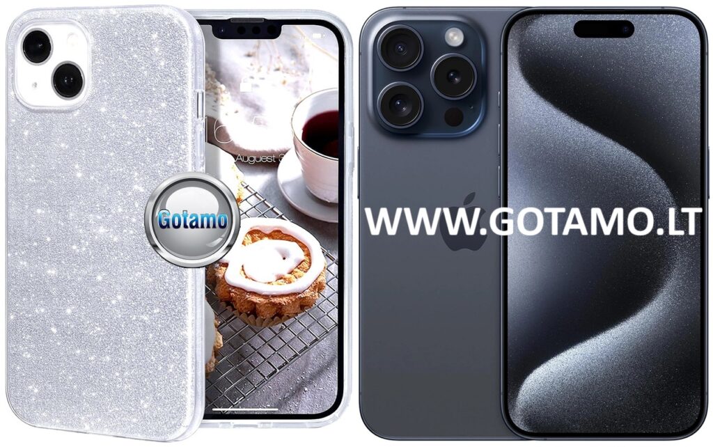 Illumi neo deklas Apple iPhone 15 pro sidabro