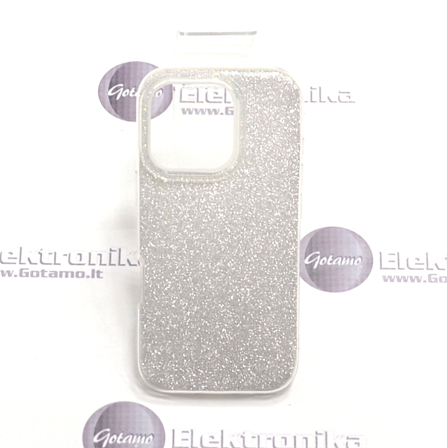 iLLumi-Neo dėklas nugarėlė Apple iPhone 16 Pro telefonui sidabro spalvos 2 Illumi neo deklas Apple iPhone 16 pro sidabro 2