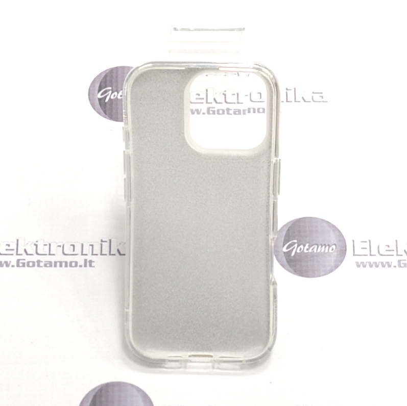 iLLumi-Neo dėklas nugarėlė Apple iPhone 16 Pro telefonui sidabro spalvos 3 Illumi neo deklas Apple iPhone 16 pro sidabro 3