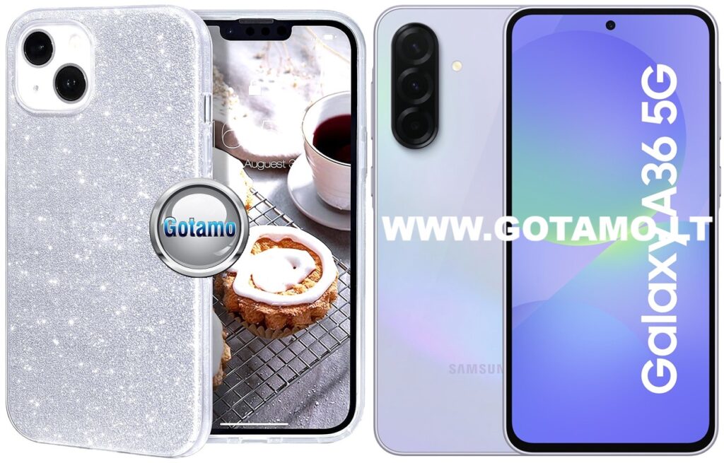 ILLumi-Neo dėklas Samsung Galaxy A36 sidabro spalvos