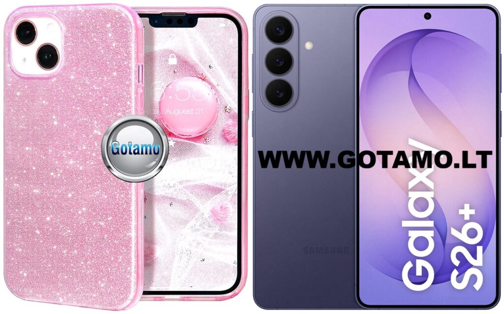 ILLumi-Neo dėklas Samsung Galaxy S26 Plus rožinės spalvos
