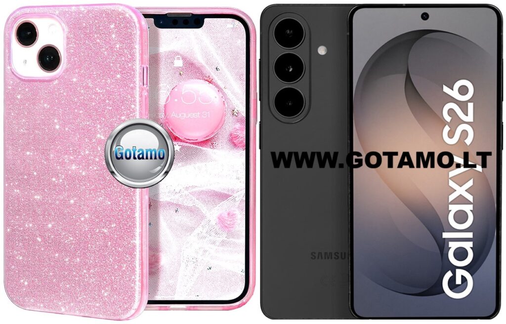 ILLumi-Neo dėklas Samsung Galaxy S26 rožinės spalvos