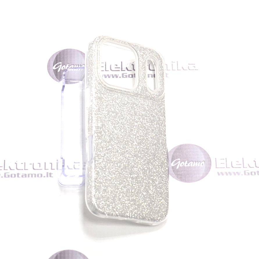 iLLumi-Neo silikoninis dėklas Apple iPhone 17 Pro, sidabro spalvos 5 Illumi neo silikoninis deklas Apple iPhone 17 pro sidabro 5