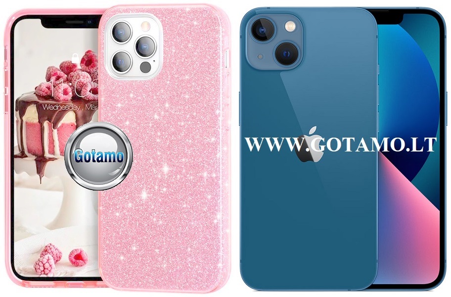 Illumi neo silikoninis deklas Apple iPhone 13 rozines