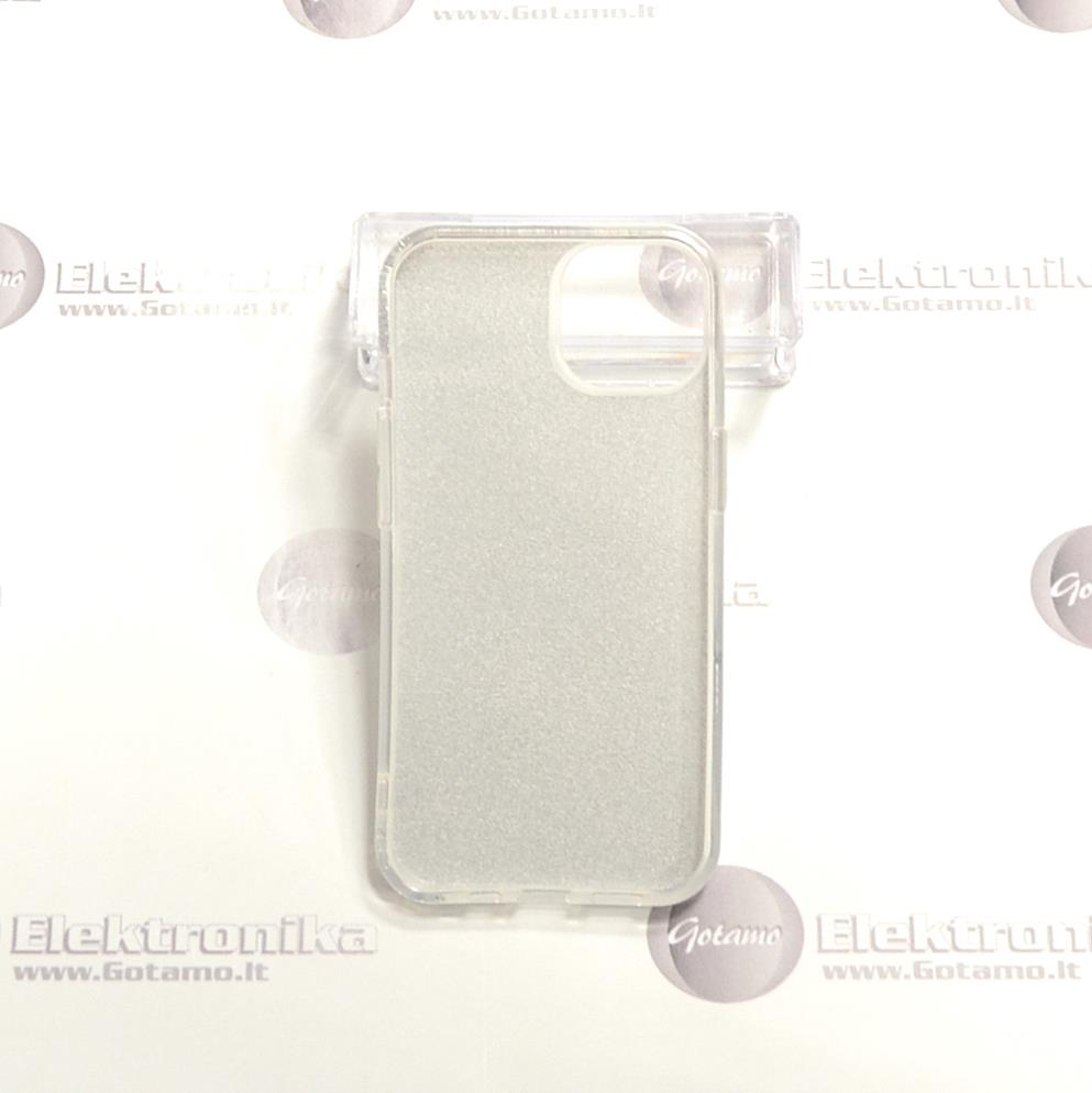 iLLumi-Neo silikoninis dėklas nugarėlė Apple iPhone 13 telefonui sidabro spalvos 3 Illumi neo silikoninis deklas Apple iPhone 13 sidabro 3
