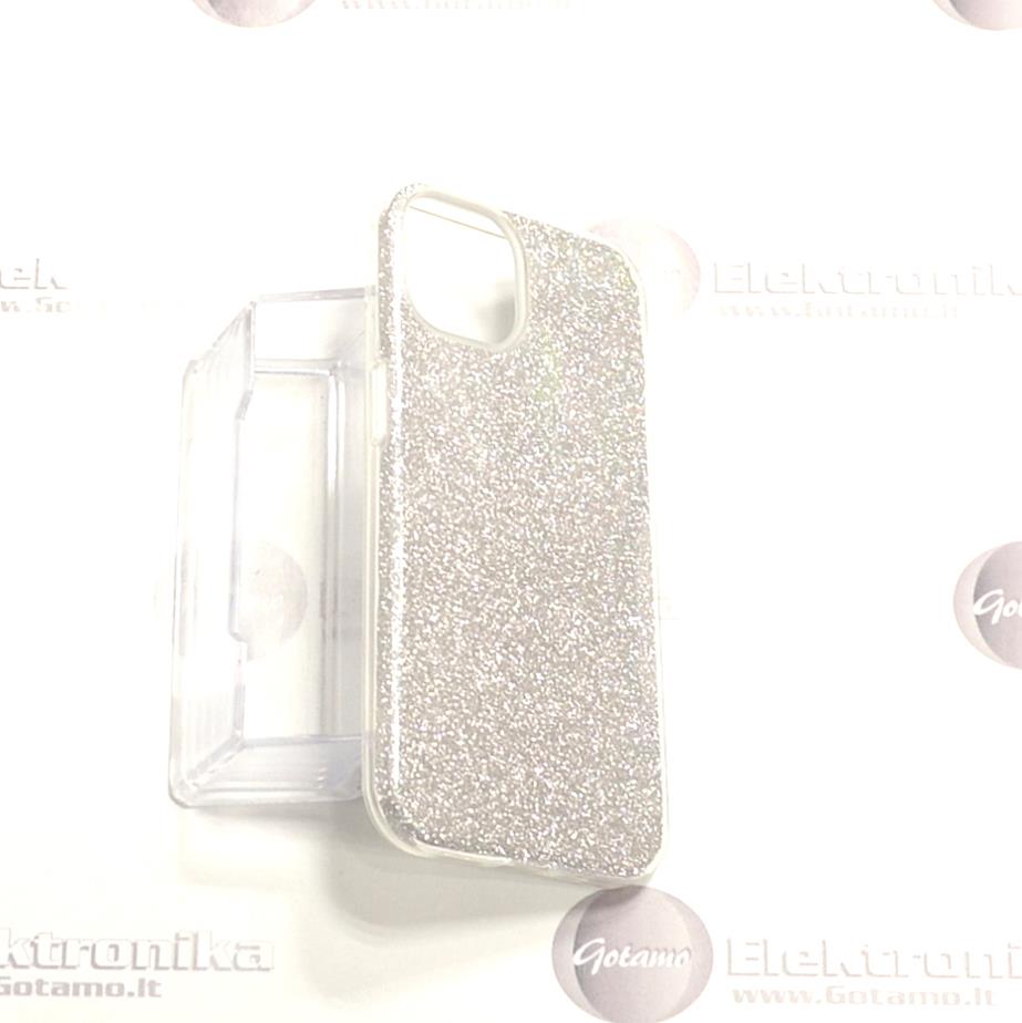 iLLumi-Neo silikoninis dėklas nugarėlė Apple iPhone 13 telefonui sidabro spalvos 4 Illumi neo silikoninis deklas Apple iPhone 13 sidabro 4