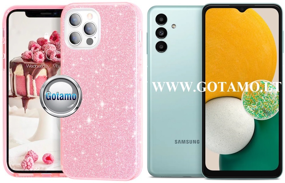 ILLumi-Neo dėklas Samsung Galaxy A04s rožinės spalvos