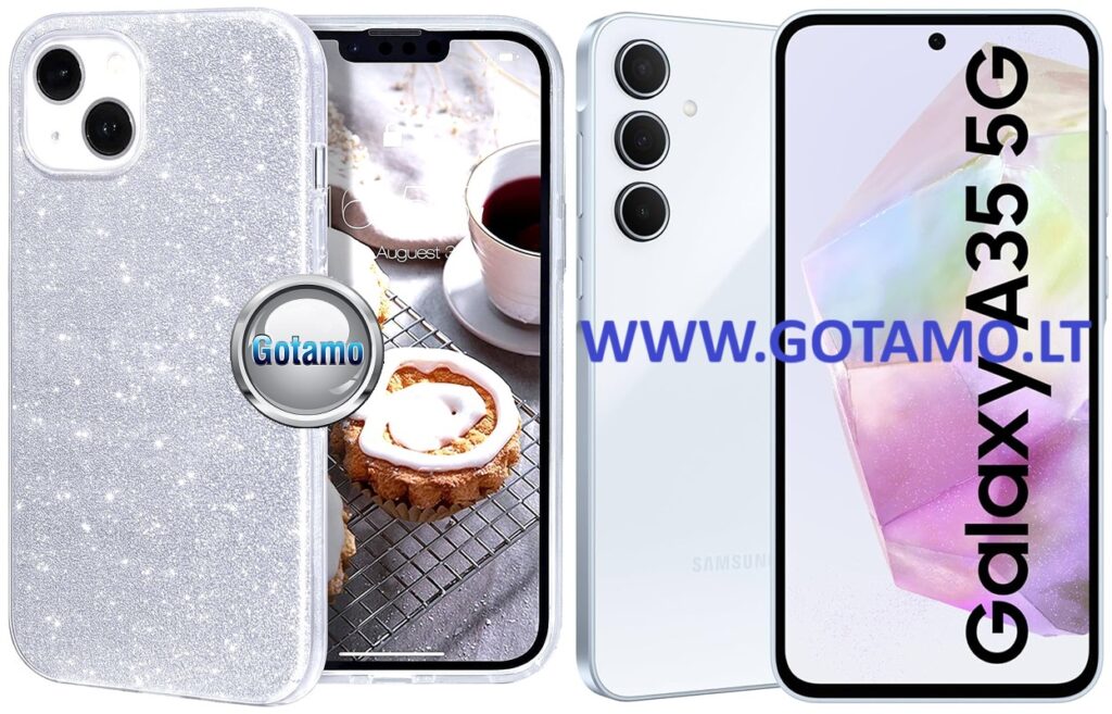 ILLumi-Neo dėklas Samsung Galaxy A35 sidabro spalvos