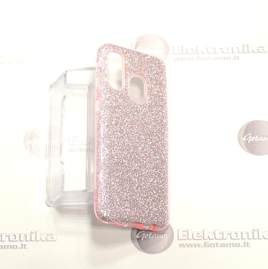 iLLumi-Neo silikoninis dėklas nugarėlė Samsung Galaxy A40 telefonui rožinės spalvos 4 ILLumi-Neo dėklas Samsung Galaxy A40 – nuotrauka 4