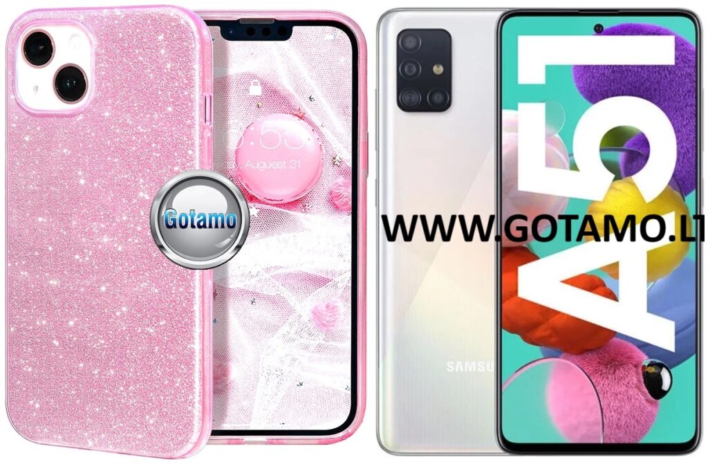 ILLumi-Neo dėklas Samsung Galaxy A51 rožinės spalvos