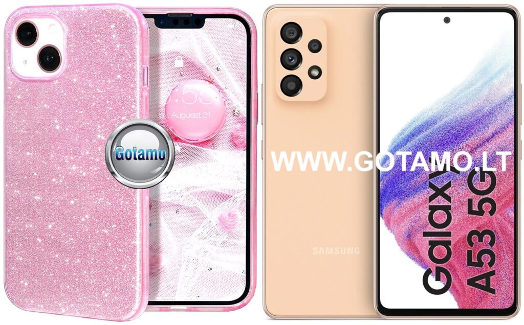 ILLumi-Neo dėklas Samsung Galaxy A53 5G rožinės spalvos