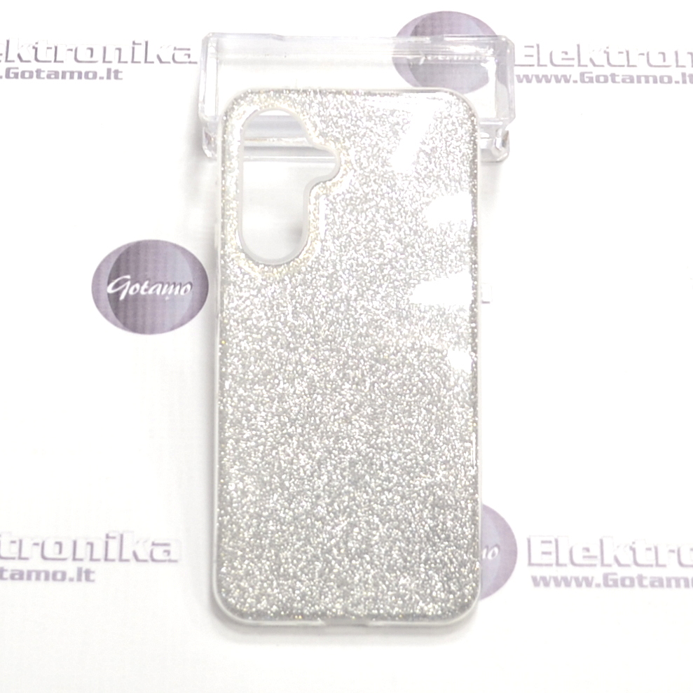 iLLumi-Neo silikoninis dėklas nugarėlė Samsung Galaxy A56 telefonui sidabro spalvos 2 ILLumi-Neo dėklas Samsung Galaxy A56 – nuotrauka 2