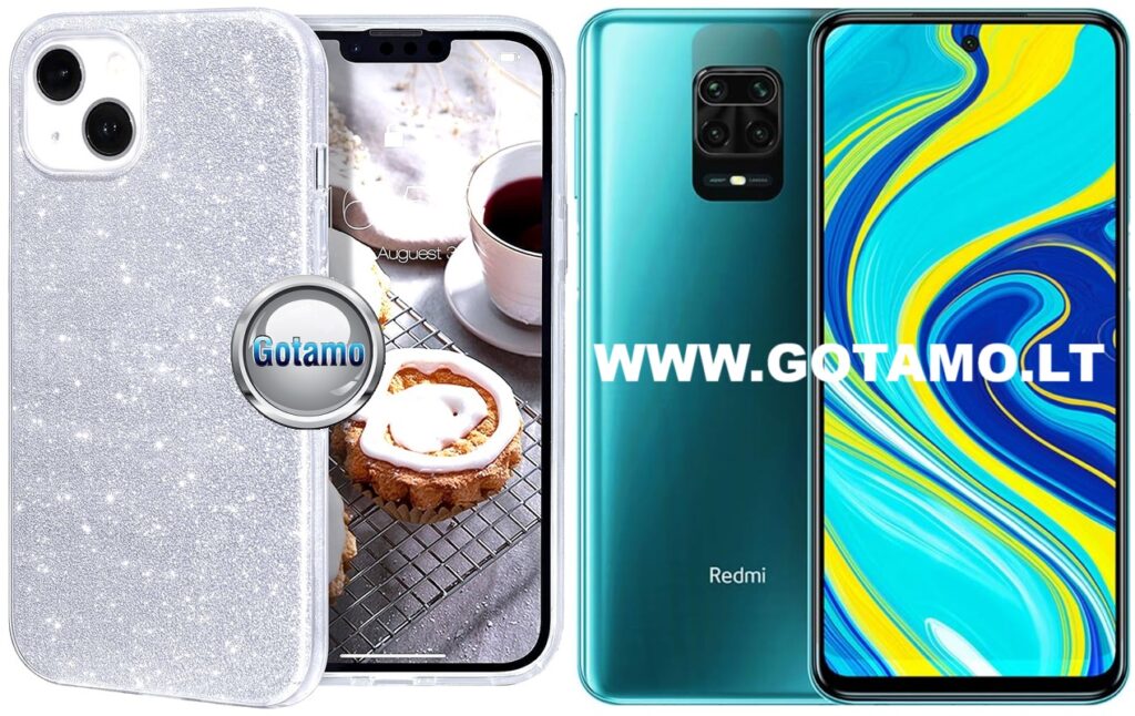 iLLumi-Neo silikoninis dėklas nugarėlė Xiaomi Redmi Note 9S, Xiaomi Redmi Note 9 Pro telefonams sidabro spalvos