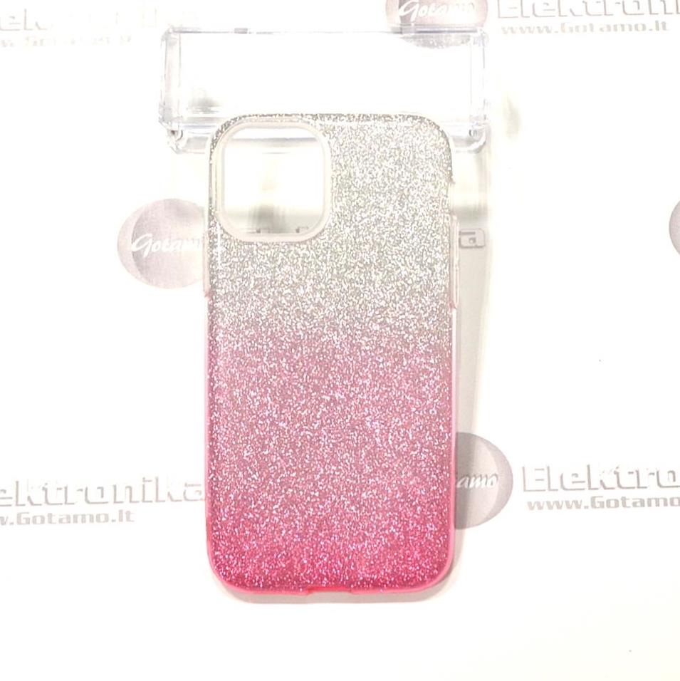iLLuminaTe silikoninis dėklas nugarėlė Apple iPhone 11 Pro telefonams rožinės spalvos 2 Illuminate silikoninis deklas Apple iPhone 11 pro rozines 2