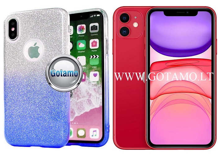 Illuminate silikoninis deklas Apple iPhone 11 zydros