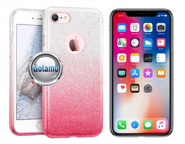 Illuminate silikoninis deklas Apple iPhone x xs rozines