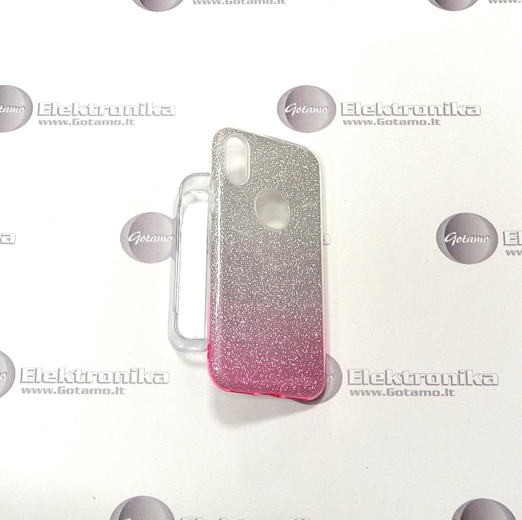 iLLuminaTe silikoninis dėklas nugarėlė Apple iPhone X Xs telefonams rožinės spalvos 3 Illuminate silikoninis deklas Apple iPhone x xs rozines 3
