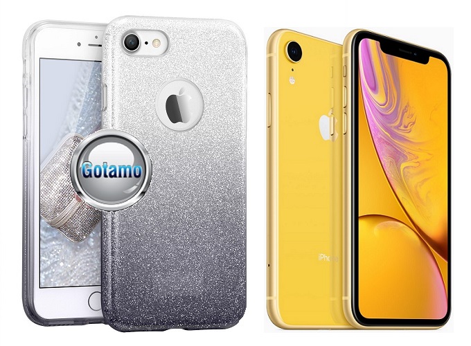 Illuminate silikoninis deklas Apple iPhone xr sidabro