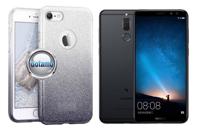 ILLuminaTe silikoninis dėklas nugarėlė Huawei Mate 10 Lite telefonams sidabro spalvos