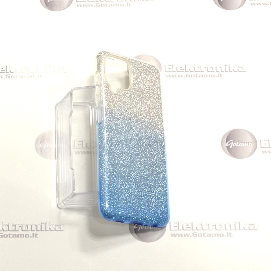 iLLuminaTe silikoninis dėklas nugarėlė Samsung Galaxy A22 telefonams žydros spalvos 4 ILLuminaTe dėklas Samsung Galaxy A22 – nuotrauka 4