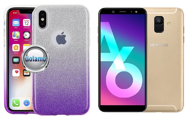 ILLuminaTe dėklas Samsung Galaxy A6 (2018) violetinės spalvos