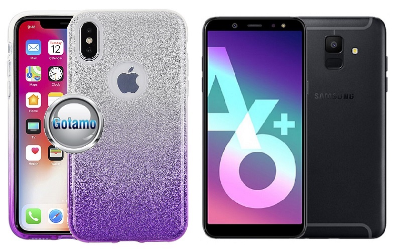 ILLuminaTe dėklas Samsung Galaxy A6 Plus (2018) violetinės spalvos