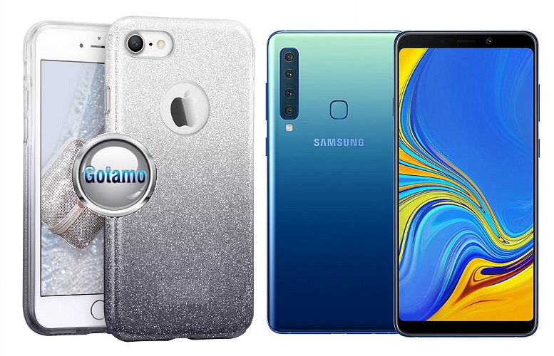 ILLuminaTe dėklas Samsung Galaxy A9 (2018) sidabro spalvos