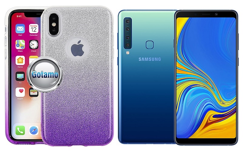 ILLuminaTe dėklas Samsung Galaxy A9 (2018) violetinės spalvos