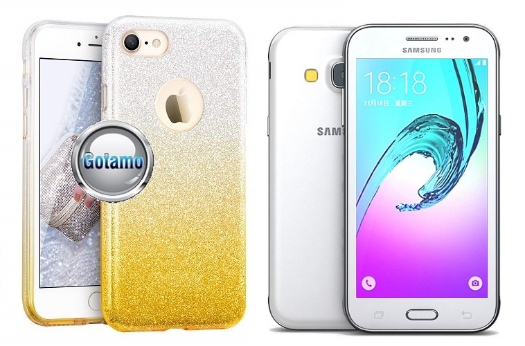 ILLuminaTe dėklas Samsung Galaxy J3 (2016) aukso spalvos