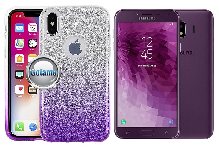 ILLuminaTe dėklas Samsung Galaxy J4 (2018) violetinės spalvos