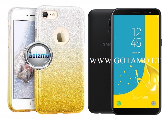 ILLuminaTe dėklas Samsung Galaxy J6 (2018) aukso spalvos